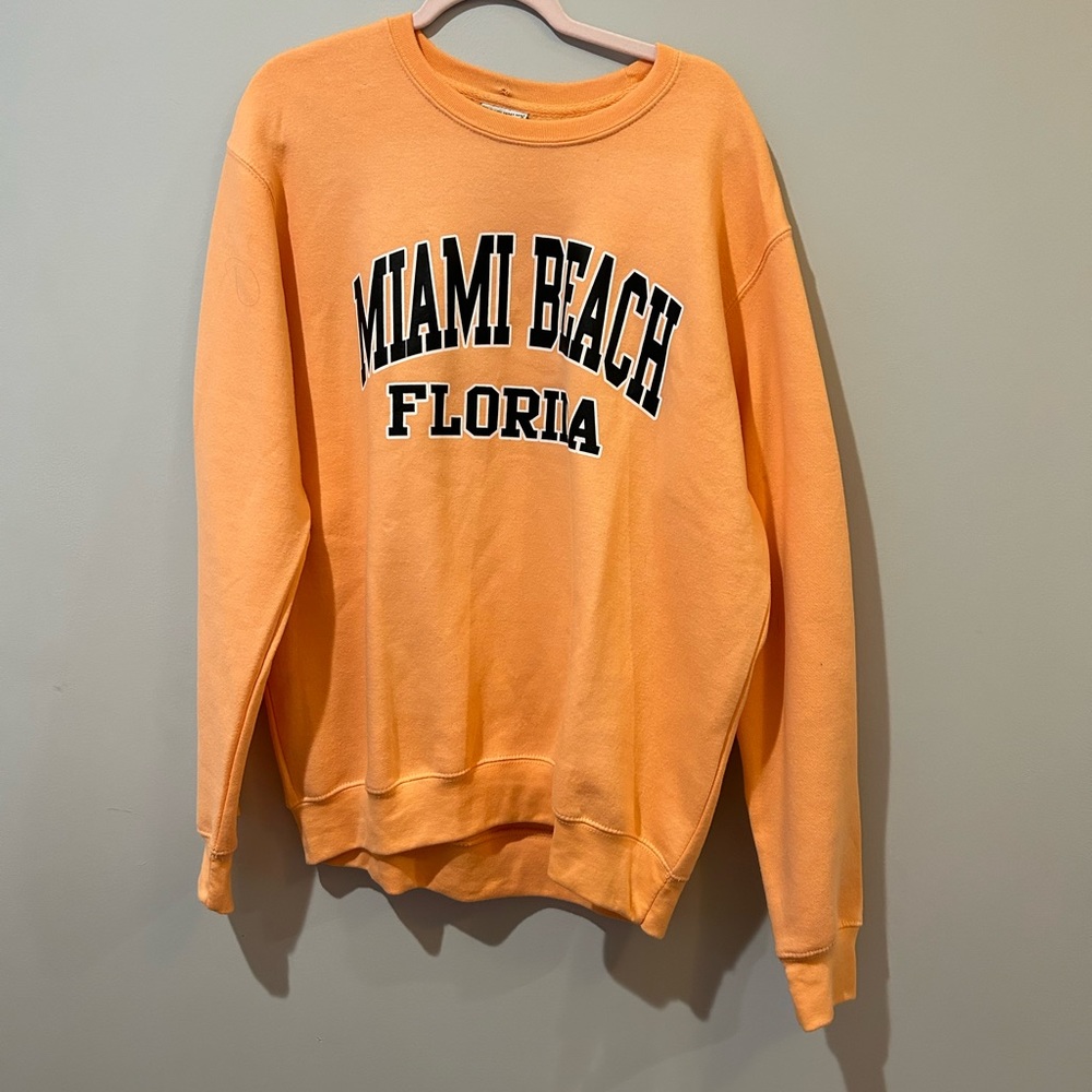 Orange crewneck